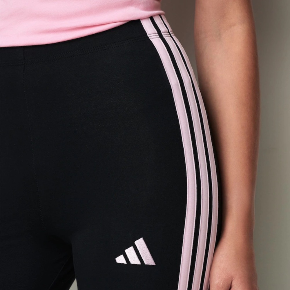 NEW! ADIDAS Leggings - Pink Stripes